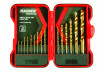 Drill Bits 15pcs. ø1.5-10mm Set HSS+TIN thumbnail