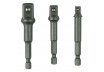 Adapters set 1/4" HEX to 1/4", 3/8", 1/2" square 3 pcs. RD thumbnail