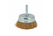 Wire cup brush brassed ø50mm (2") with shank thumbnail