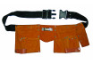 Leather 11 pocket split carpenter apron BS thumbnail