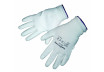 Ръкавици топени в полиуретан-бели р-р 10 TS thumbnail