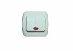 Еlectric switch doublе lamp-white MK-SW02 thumbnail