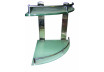 Glass bathroom shelf corner double 250mm TC thumbnail