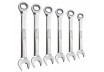 Combination spanners with ratchet set 6 pcs CR-V TMP thumbnail