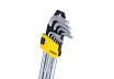 Extra-long arm ball point hex key 1.5-10mm set 9pcs CR-V TMP thumbnail