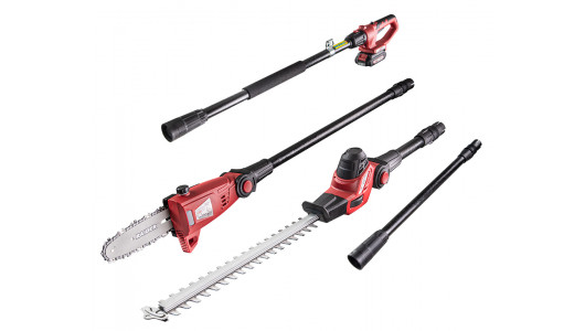 R20 Cordless Pole saw & Hedge Trimmer 2in1 2Ah 3m RDP-PSHT20 image