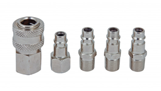 Air quick couplings 1/4" 5pcs. QC01 image