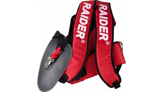 Harness wide shoulder straps & soft padding Red RD image