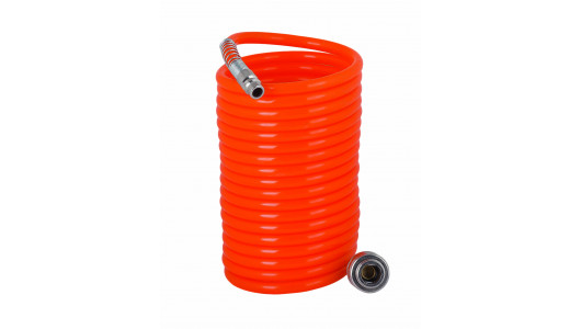 Air PU spiral hose ø8x12mm 15m 1/4M&F RD image