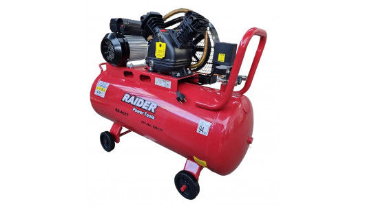 Air Compressor 100L 1.5kW 170L/min 2pistons belt RD-AC17 image