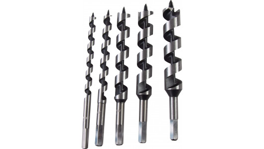 Auger bits for wood 5pcs. Ø10, 13, 19, 22, 25mm Set image