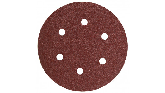 Paper sanding discs Velcro ø150mm K 100 10pcs with holes image