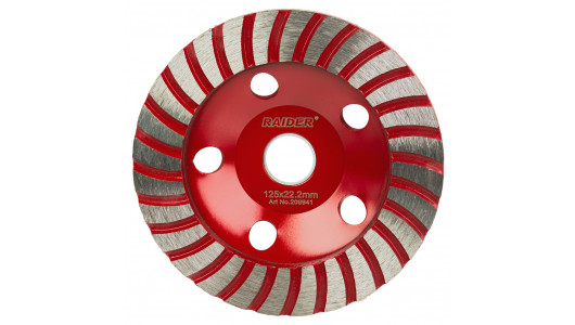 Disc de slefuit diamantat 125х6х22.Turbo 20 mm RDP image