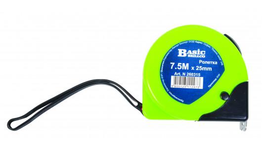 measuring tape abs case and two stops 2.0m x13mm BS image