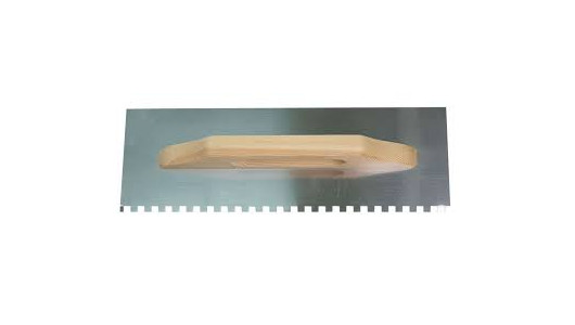 Gletiera maner lemn cu dinti 380x130mm TS image