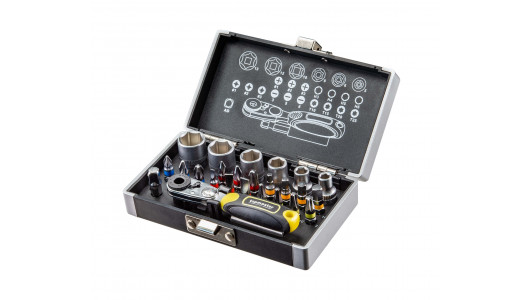 26PC 1/4 Dr. socket & bit set TMP image