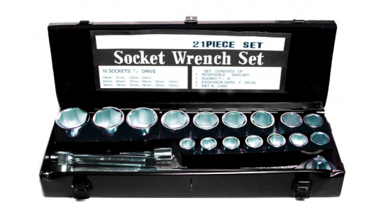 21pcs/Set socket wrench 3/4" 19-50mm GD image