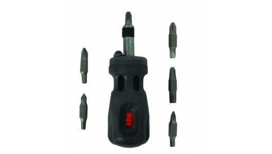 Ratchet screwdriver with 6pcs double bits GD image