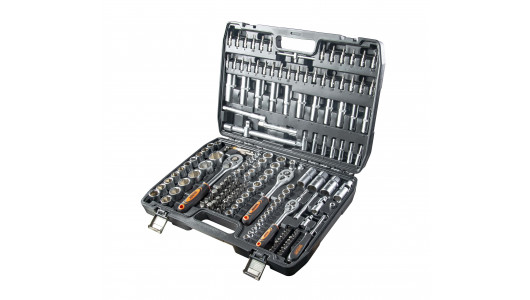 172 pcs Socket wrench set 1/4" & 3/8" & 1/2" GD image