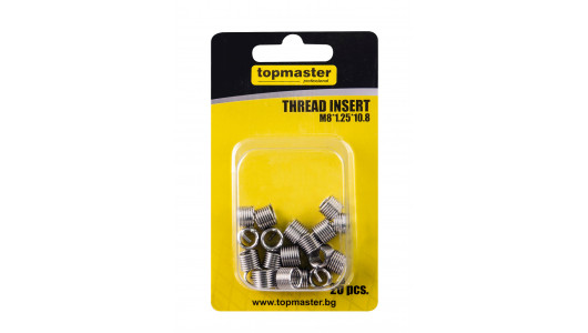 Thread insert M8*1.25*10.8, 20pcs. TMP image