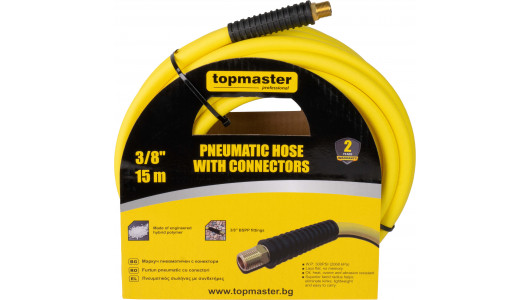 Pneumatic hose 3/8", 15m, with connectors TMP image