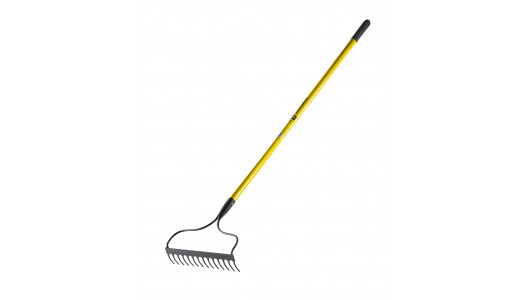 Rake with fiberglass handle, 14 teeth, hard, 1400 mm TMP image