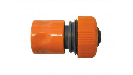 Plastic 3/4” hose connector with stop TG image