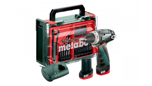 Винтоверт акум. 12V 34Nm METABO POWERMAXX BS 2x2Ah SET image