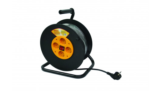 Cable reel 15M 4 sockets 3x1.5mm2 MK image