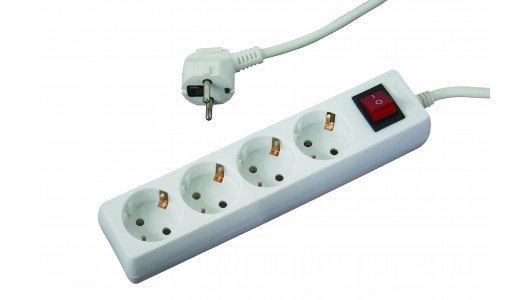Group Socket Grounded 4-1.5m х1.5mm2 with switchMK image