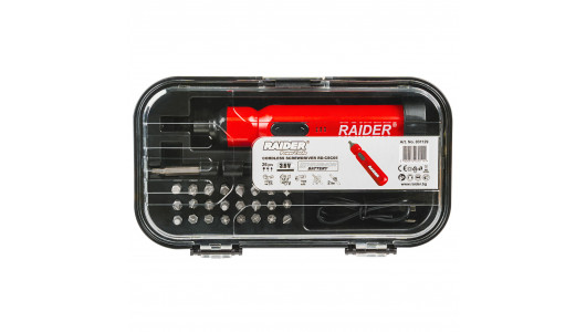 Cordless Screwdriver 3.6V 1,5Ah 26 accessories case RD-CSC05 image