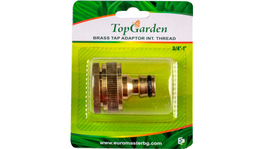 Brass tap adaptor 3/4"-1", int.thread TG image