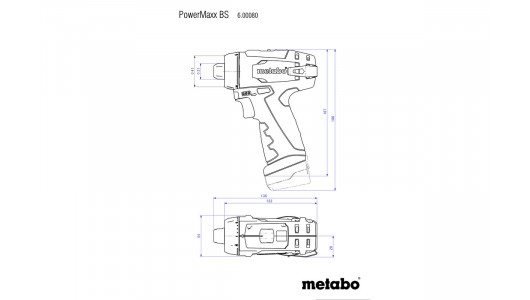 Винтоверт акум. 10.8V 34Nm METABO POWERMAXX 2x2Ah big case image