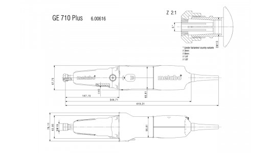 GE 710 Plus * Die grinder image