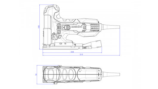 Прободен трион 710W 100mm METABO STE 100 QUICK image