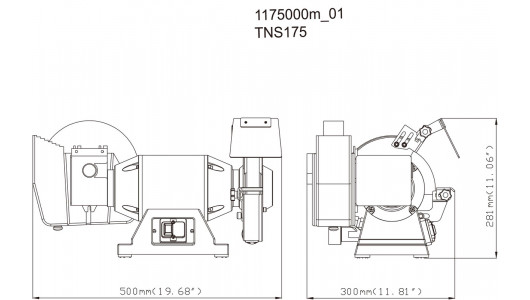 Șlefuitor combinat 500W 175 + 200mm METABO TNS 175 image