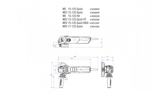 WE 15-125 Quick * Angle grinder image