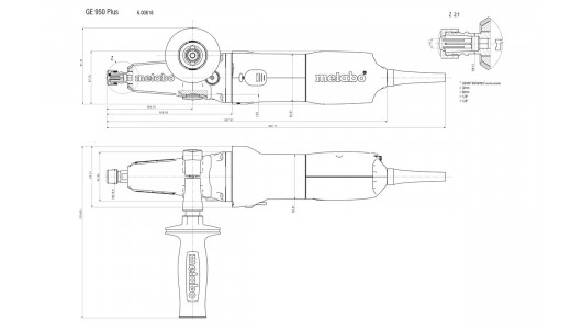 GE 950 G Plus Straight grinder image