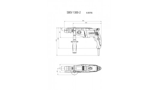 Impact drill 1300W METABO SBEV 1300-2 ZKBF image