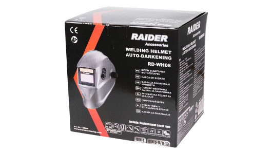 Welding Helmet auto-darkening DIN 9-13 Gr 100x50 RD-WH08 image